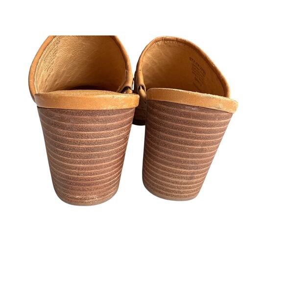 Madewell Harper Mule in Honey Brown Basket Weave Size 8 - Picture 4 of 9